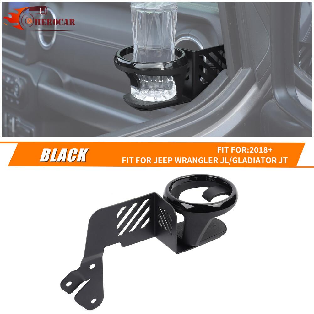 Right Side Dash Mount Door Cup Holder Rack Bracket For Jeep Wrangler JL JT 2018+