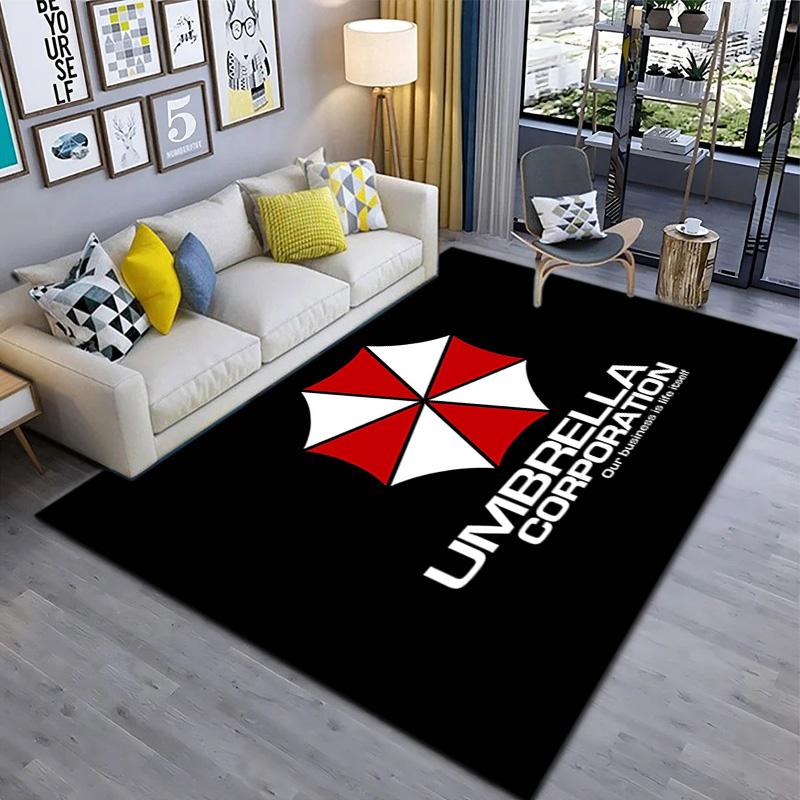 Gioco Sci-Fi Resident Evil, Umbrella Corporation, tappeto morbido, soggiorno di casa, tappetino per sedia da ufficio, zerbino, zerbino tappeto U4