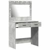 Dressing Table Concrete Grey 78.5 x 41 x 135 cm Engineered Wood