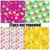 12 pieces of colorful Easter material paper DIY festival ins literary style diy hand account decoration base material collage