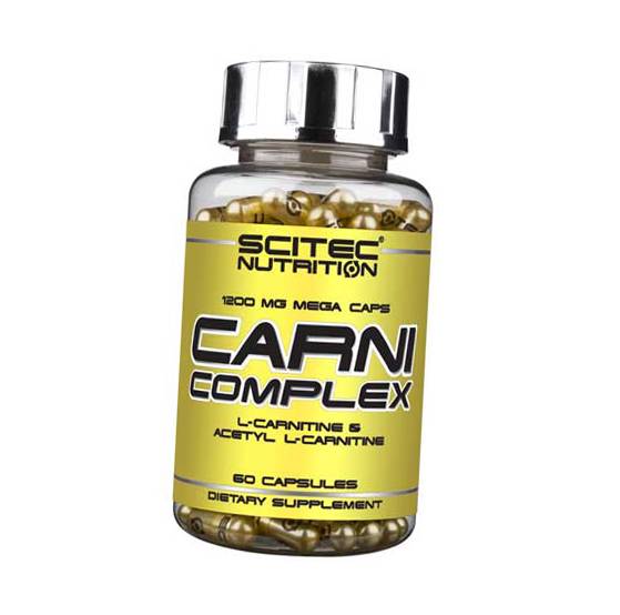 

Карнитин комплекс, Carni Complex, Scitec Nutrition 60капс (02087003) 60caps