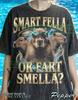 Smart Fella Or Fart Smella Comfort Colors® Tshirt, Capybara Tees, Funny Meme Sweater, Retro Rodent Tanktop, Wildlife Sunglasses Graphic