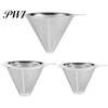 Drip Coffee Filter 304 Stainless Steel Double Layer Fine Mesh Paperless Reusable Food Grade Pour Over Dripper Cone Strainer Funnel Maker Accessories