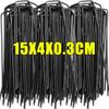 10/50 pièces Crampons Paysagers Crampons en U pour Gazon Piquets de Jardin Piquets Robustes pour Cour Pelouse Tente Clous de Sol Crampons de Fixation pour Tente
