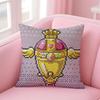 Holy Grail Pattern Pillow Religious Art Cushion Cover Linen Pillowcase Cover Soft Decor for Sofa Home Room