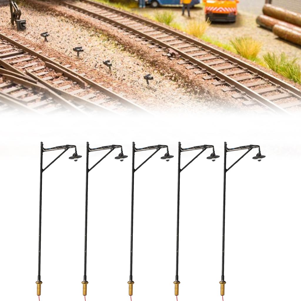 Model Light Street Light 5pcs Accessories LED Lamp Post