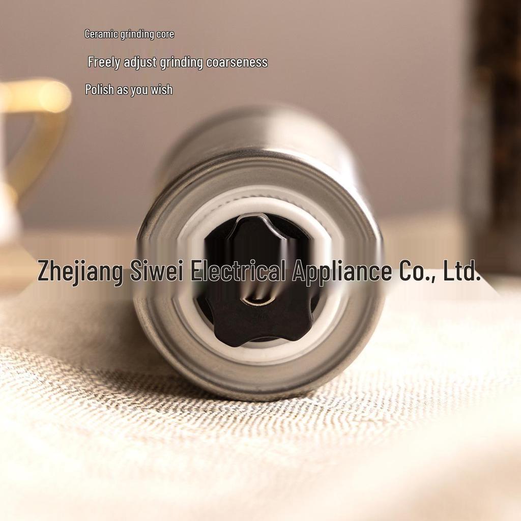 Compact Hand-Crank Coffee Grinder - Portable Manual Ceramic Burr for Home Use