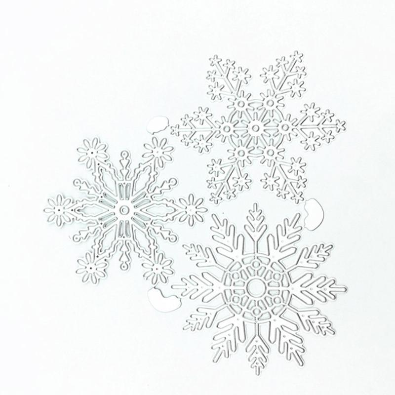 Snowflake Embossing Cutting Dies Embossing Die Cuts for Birthday Card Party Invitation Making DIY Scrapbooking Craft