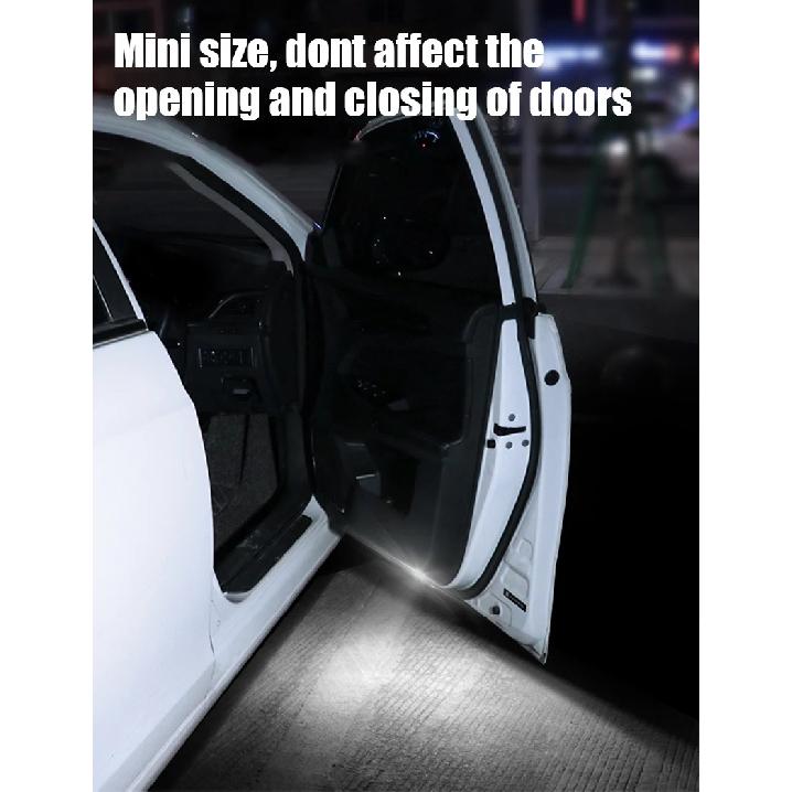 Car Led Welcome Light Magnetic Control USB Charging Auto Open Door Safe Anti-collision Signal Lamp