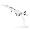 1/300 Scale France Concorde Toy Airplane Model 20cm Metal Diecast Model Plane with Stand for Collections Display or Boys Gift