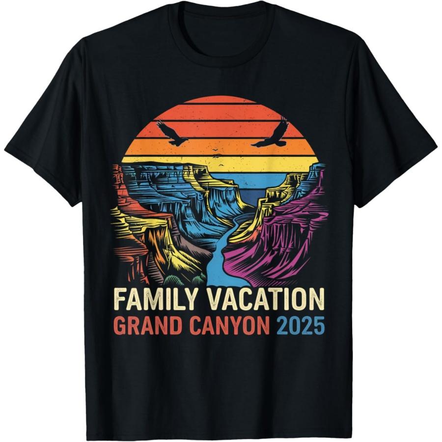 Family Vacation Grand Canyon 2025 National Park Adventure T-Shirt XXXXXL чёрный