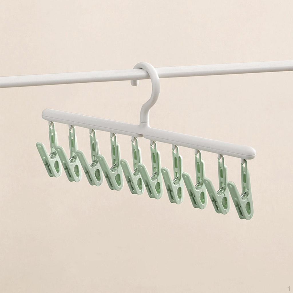 Clothes Drying Rack with Clips for Socks And Underwear Hanger