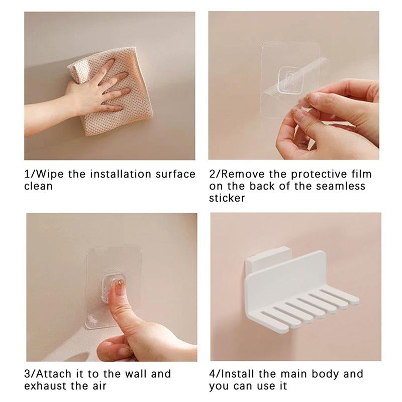 No Drilling Watch Band Storage Rack Wall Mounted Plastic Watchband Storage Shelf Space-Saving Watchband Organizer Holder