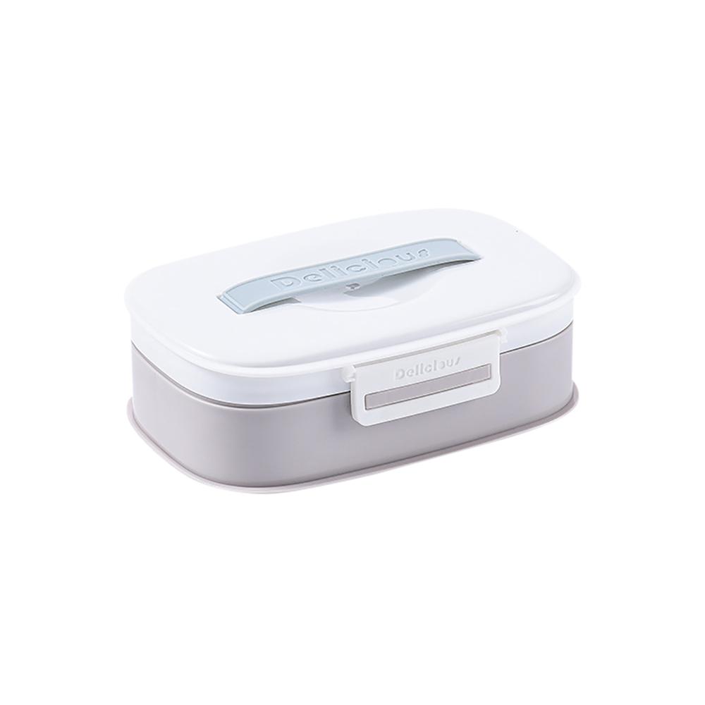 Stainless steel Lunch Box With Tableware Children's Lunch Box Portable Bento Box Microwavable Food Containers