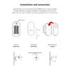 Tuya Zigbee Wifi Human Motion Sensor Smart Home App Remote Control 2.4Ghz PIR Detection Decor Security Alarm Protection