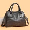 Chic Women's Leather Top-Handle Bag Versatile Crossbody Purse for Daily & Casual Use
