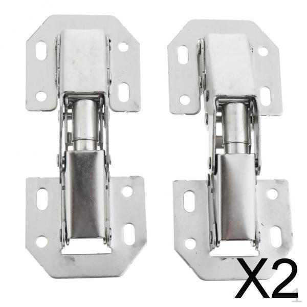 

2x 2pcs Cabinet Hinge Damping Hydraulic Buffer Spring Kitchen Door 4