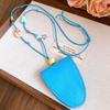 Eyewear Protector Leather Glasses Case Necklace Starfish Conch Stone Glasses Storage Chain  Women