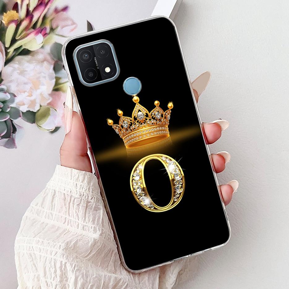 For Oppo A15 Case CPH2185 Stylish Letters Cover Clear Silicone Phone Case For Oppo A15s A 15 OppoA15 OppoA15s Soft Fundas Bumper