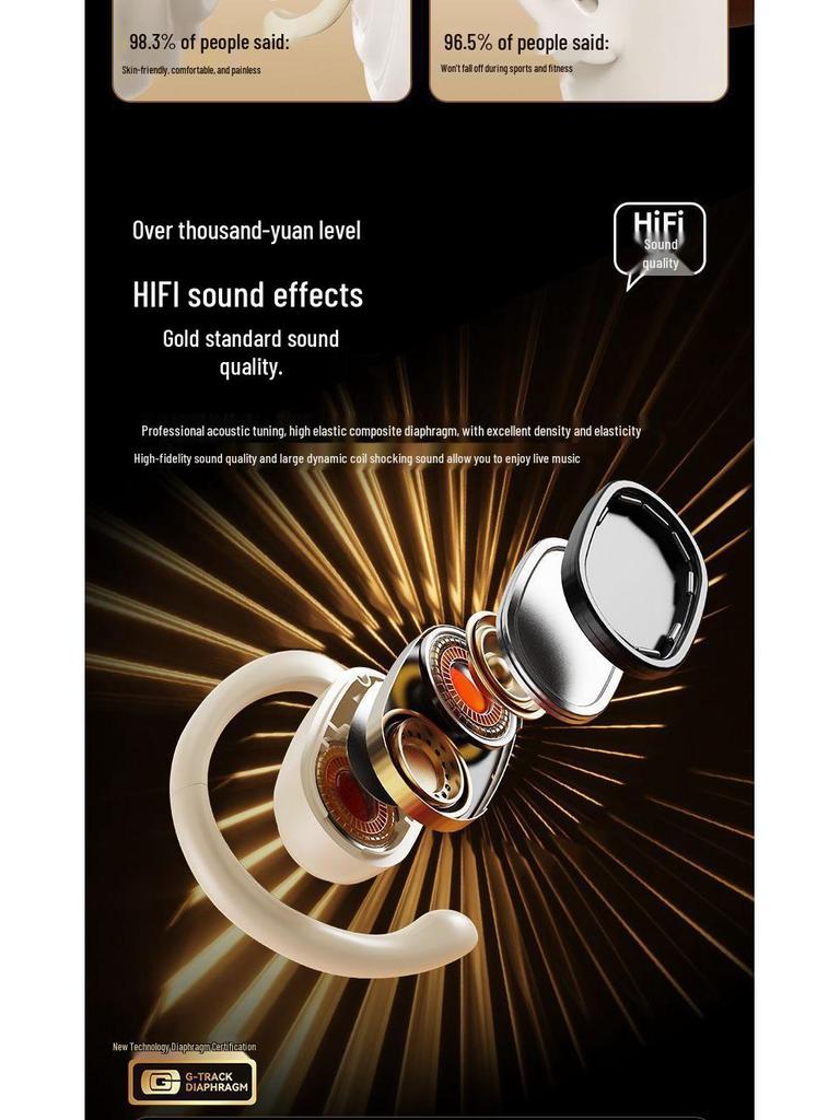 GT735Y Bluetooth 5.4 Smart In-Ear Headphones - High-Quality Sound, Comfortable Fit, Long Battery Life, Universal Compatibility
