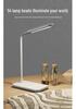15W Desk Lamp with Eye Protection & Wireless Fast Charging - Certified Study Light
