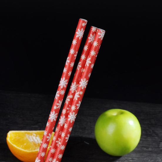 25 ks slámek na pití na párty, potravinářské, bez BPA, opakovaně použitelné, široce používané brčka do sklenice, stolní dekorace