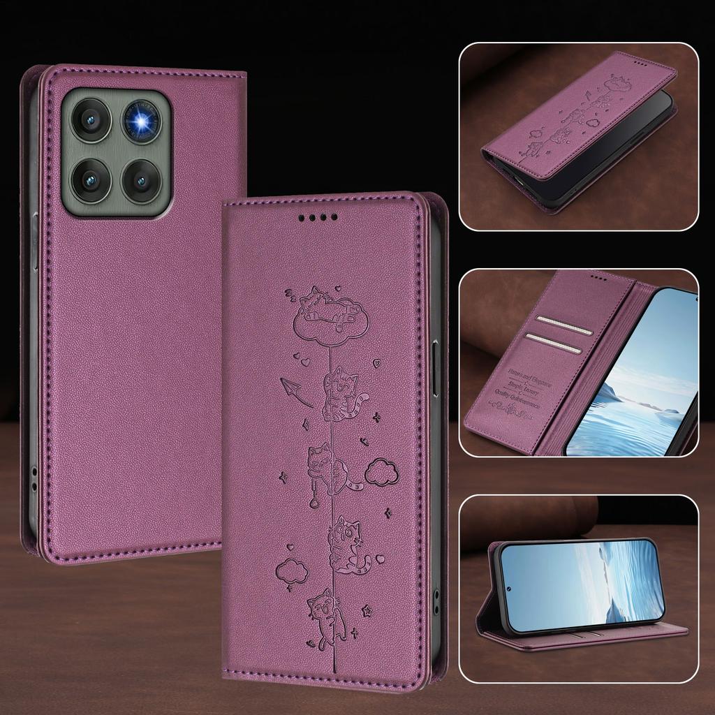 Magnetic Flip Case For Motorola Edge 60 Neo 60 Pro 60 50 Fusion 60 Stylus 50 Pro 50 Neo 50  Leather Protect Phone Cover