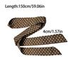 Retro Narrow LongThin Scarf Polka Dots Women Tie Multifunction Hairs Band Bags Handle Decoration Scarfs Fashion Accessories
