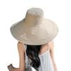 Bucket Hat Women Plus Large Eaves Sunshade Double-Sided Sun Protection Hat Casual Simple Travel Uv Protection Hat