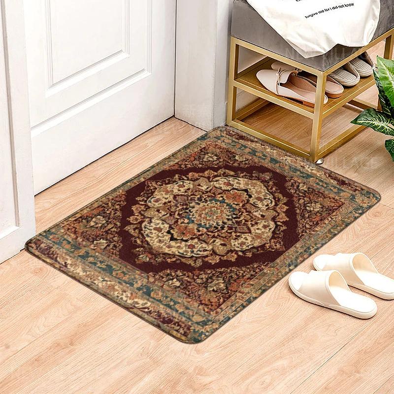 House Entrance Carpet Home Door Mat Modern Nordic Style Room Bath Foot Bathroom Non-slip Kitchen Water Absorption Rugs Abstract