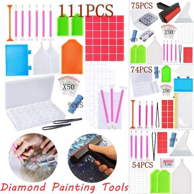 11pcs 5D Painting Diamond Stitch Pen Glue Wax Tray For Arts Crafts Rhinestone