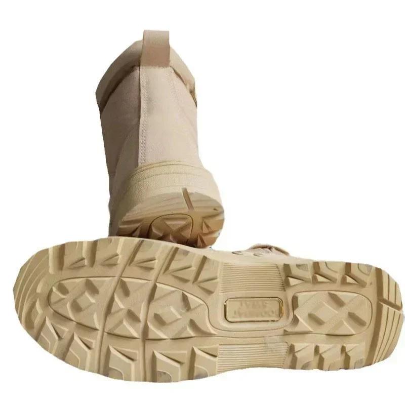 Fashion Women's boots Men High Quality Thick Sole Motorcycle Ankle Boots for Men Outdoor Non-slip Hiking Male Shoes New Waterproof Shoes