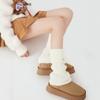 Metal Standard Gray Knitted Socks Cover Women'S Autumn And Winter Design Sense Flanging Thickened Warm Babes Long Tube Stacking Calf Cover