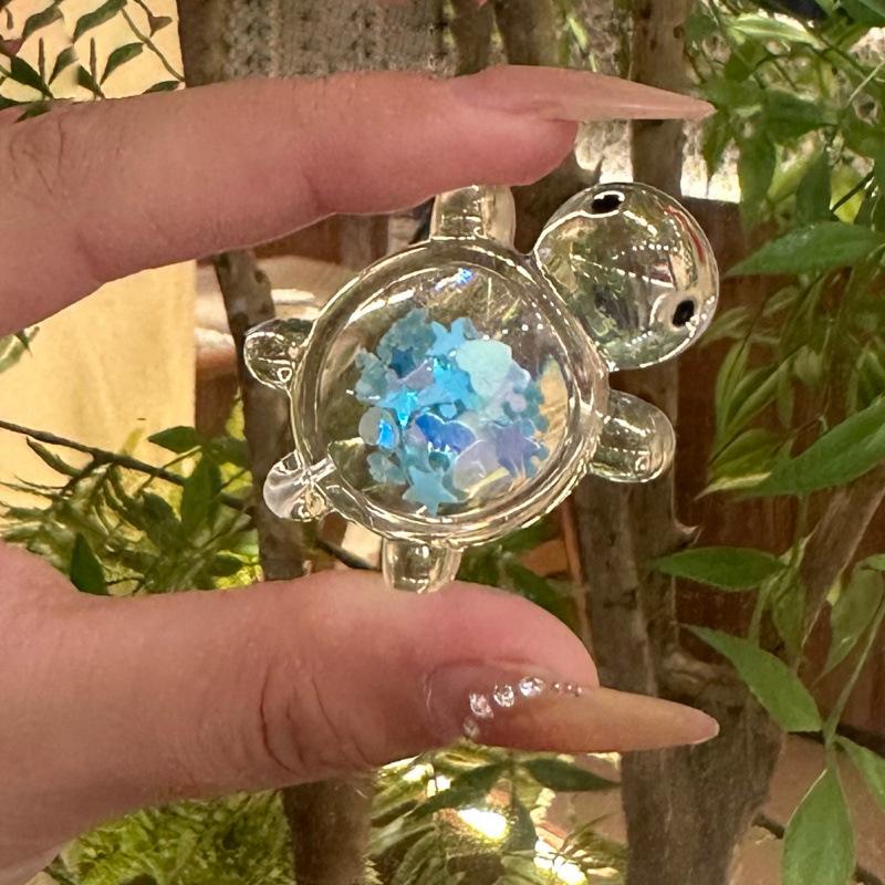 

1 шт. Лист ночника Черепаха Сделай сам Крем-клей Цепочка для мобильного телефона Серьги Маленькая подвеска Акриловый ювелирный аксессуар 3.3cm