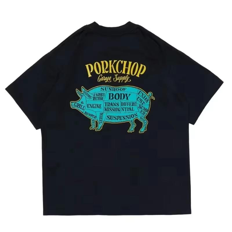 UNISEXs Pure Cotton Tshirt for Pork Chops in 2026 Is Comfortable Breathable High Quality Its A Musthave for Festivals on Ins M