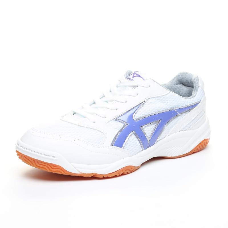 

Gym Gymstar Shock 2E [Moonstar] Shoes, S400, Lightweight, Absorbing, Antibacterial, Deodorizing, 21cm~31cm, Men s, Women s, W/Purple, 25.0 cm,