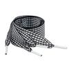 Colorful Checkered Shoe Laces Wide Flat Polyester Shoelaces Sneakers Laces Replacement For Adult Footwear Decoration