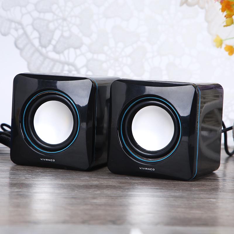 Eco-Friendly Mini USB Speakers: Compact, Portable, Customizable—Perfect for Desktop or Laptop Use