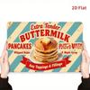 Vintage Pancake Syrup Metal Poster Retro Cafe Kitchen Wall Decor