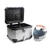 45L Motorcycle Rear Trunk Aluminum Alloy Luggage Casees Quick Release Motorbike Tail Storage Box
