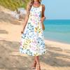 Womens Maxi Dress Boho Maxi Dress Floral Maxi Dress Long Dresses for Women Sleeveless Summer Maxi Dress Casual Style