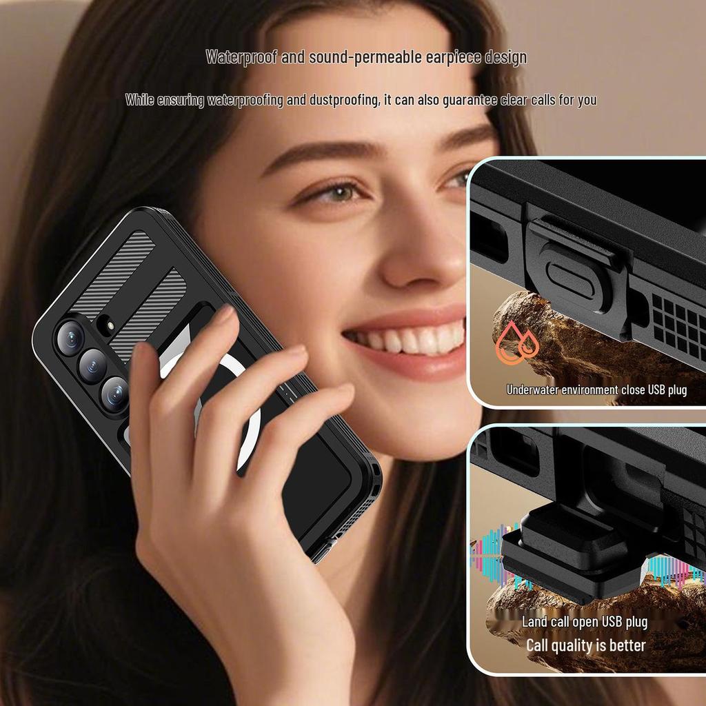 Ares Series Diving Case - Waterproof, Shockproof, Magnetic for Samsung S26 Ultra