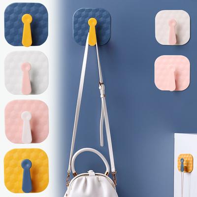 Haczyk wtykowy Plastikowy, niebrudzący haczyk z super klejem Hak bez gwoździ