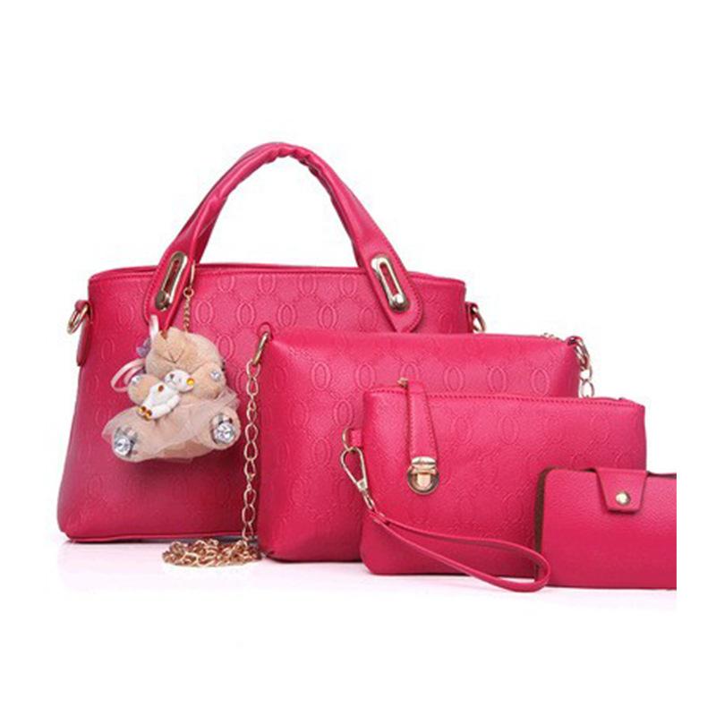 New Fashion Casual Bear Mother Bag Shoulder Bag To Work Commuter Messenger Bag Women's Large-capacity Handbag Women's Bag