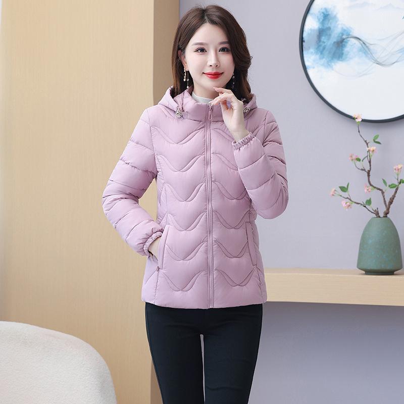 Cotton clothes women's clothing autumn and winter short slim fit small fashion thin and high anti-thickening warm jacket