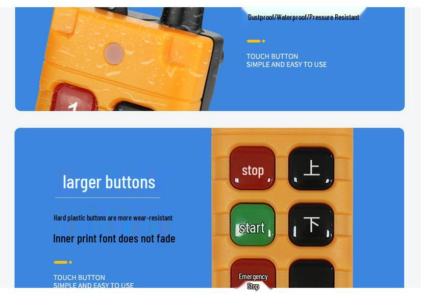 Wireless 6-Channel Remote Control Switch for DC 12/24/36V Lights & Motors