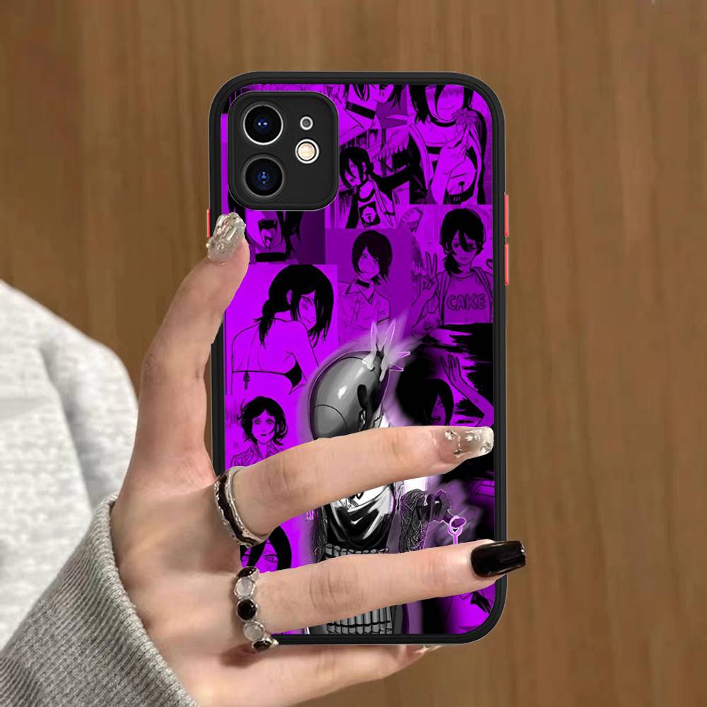 Anime C-Chainsaw Man For IPhone 16 15 14 Plus 13 12 11 Pro Max X XS MAX Translucent Matte Shockproof Cover