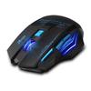 Wireless Gaming 4800 7 Ergonomic LED Lightweight and Compatible with Black Mouse, DPI, Buttons, Design, Energy-Efficient Design, Optical, Portable,