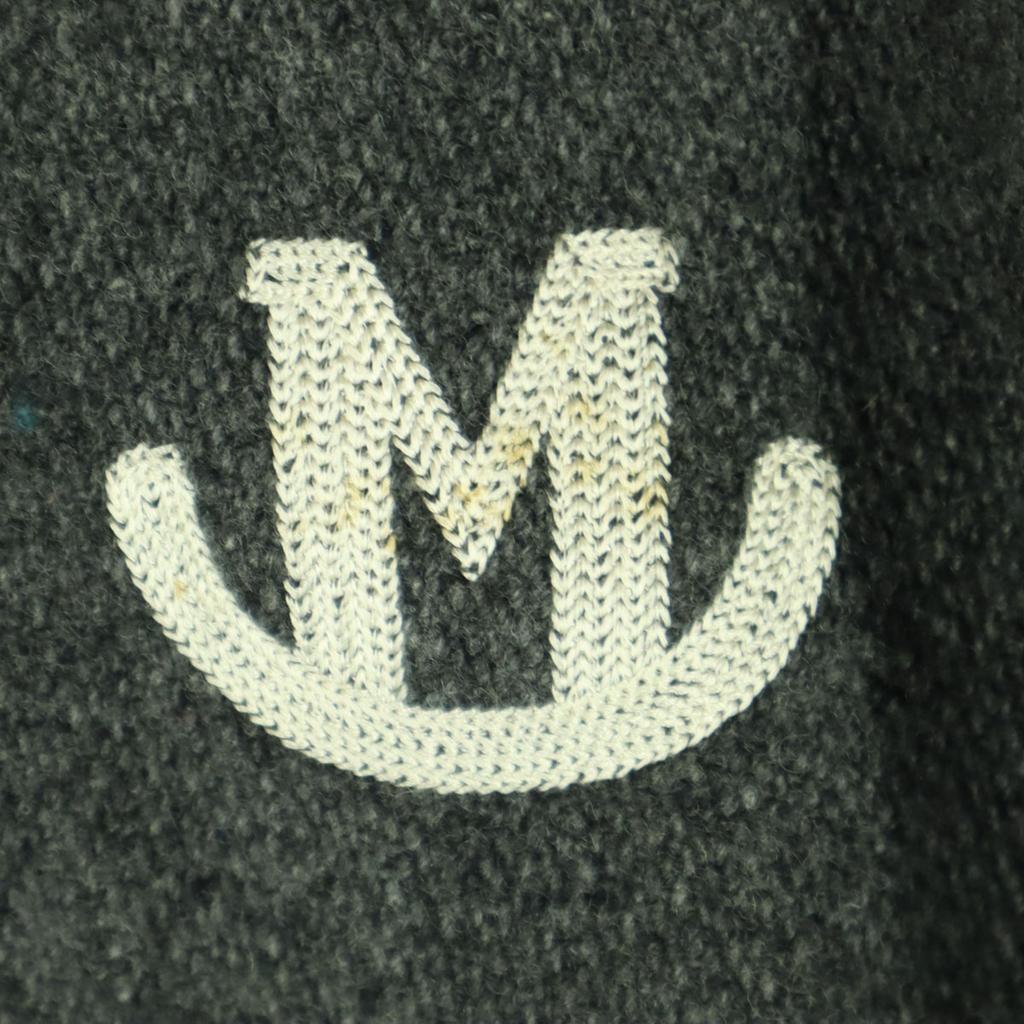 DOG HOUSE Embroidery Chain Embroidery Long Sleeve Zip Jacket M Gray Men's Used