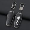 Styling Mouldings Alloy Car Key Case Cover Shell For BYD Song Plus Atto 3 Han EV Tang DM Qin Seal Dolphin Remote Fob Holder Keyc